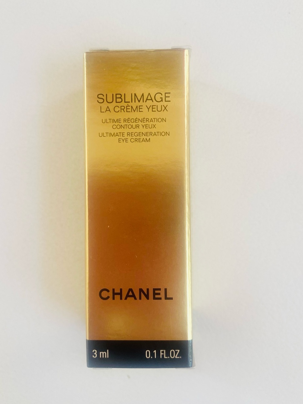 CHANEL Sublimage La Crème Yeux - Gold Packaging Travel Size